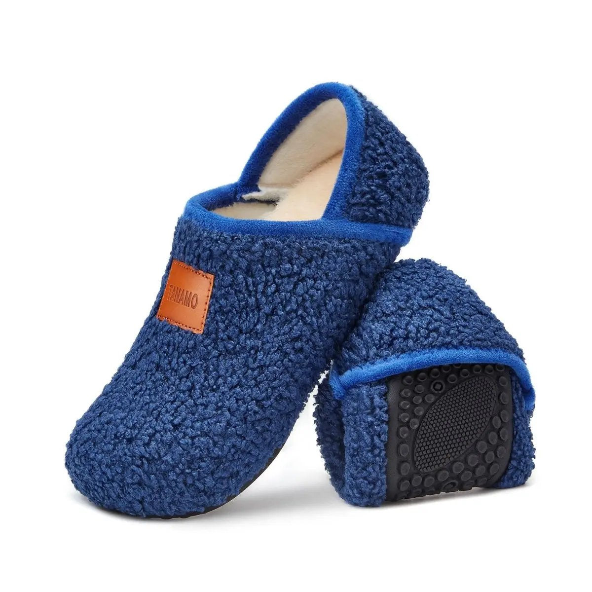 House Slippers for Women Men Indoor Barefoot Slippers Socks Furry Slip on House Shoes Cozy Comfy Slippers for Home Bedroom Travel Yoga - Love Salve